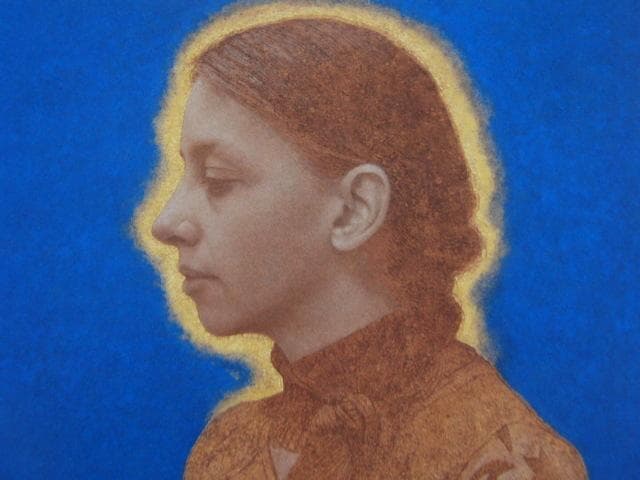 小川泰弘、「帰郷」、希少な額装用画集より、新品高級額装付、状態良好