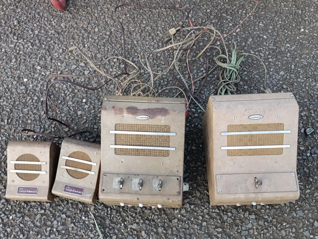 1608)昔のアイホン　aiphone 古い　インターホン？構内電話？