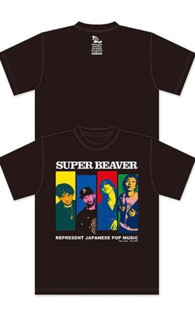SUPER BEAVER ポップアートTシャツ Mサイズ 黒