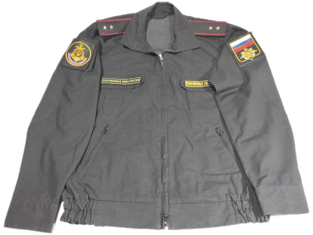 ロシア軍 実物 Военторг製 ロシア海軍歩兵 常勤服 長袖 48-4