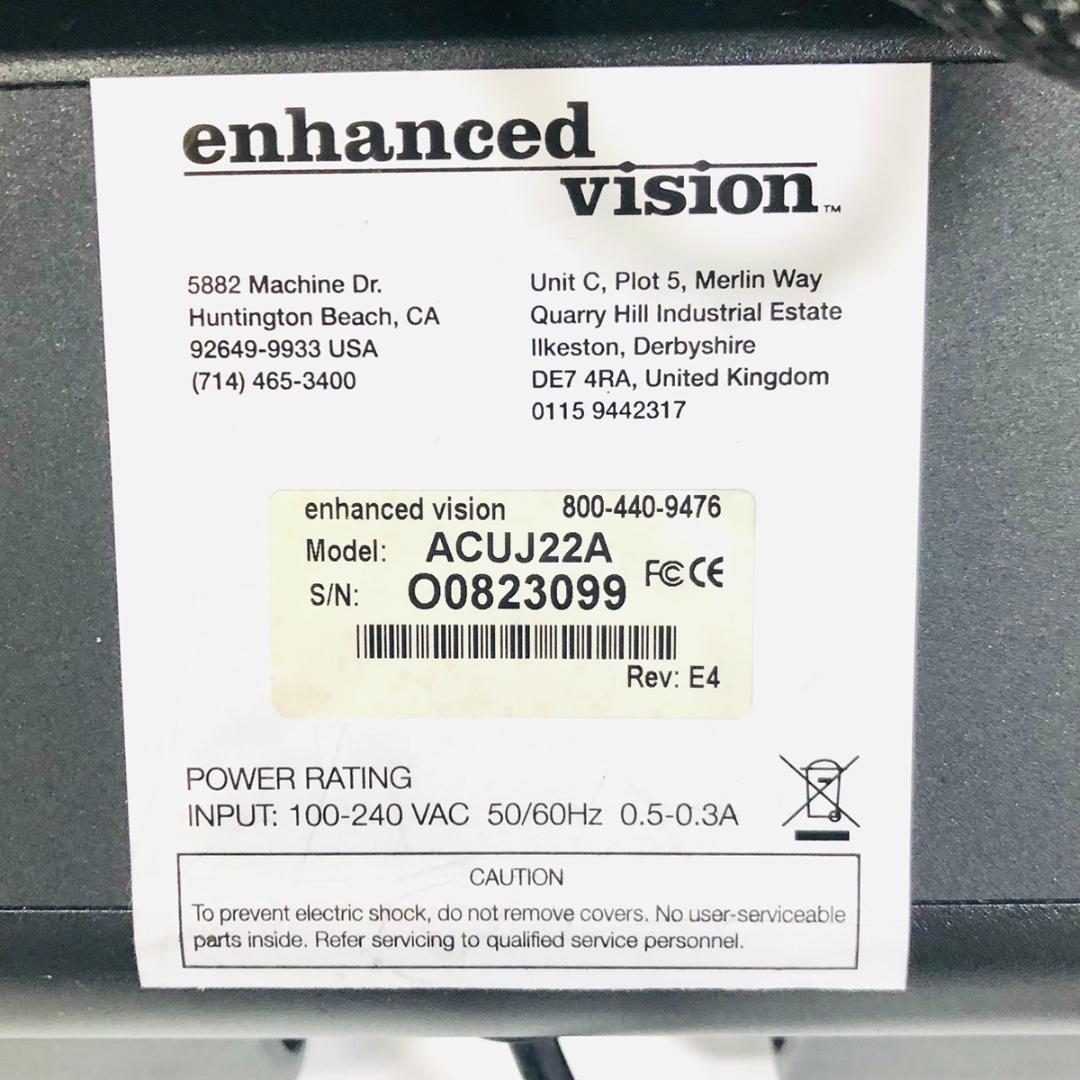 enhanced vision エンハンスドビジョン 拡大読書器 ACUJ22A