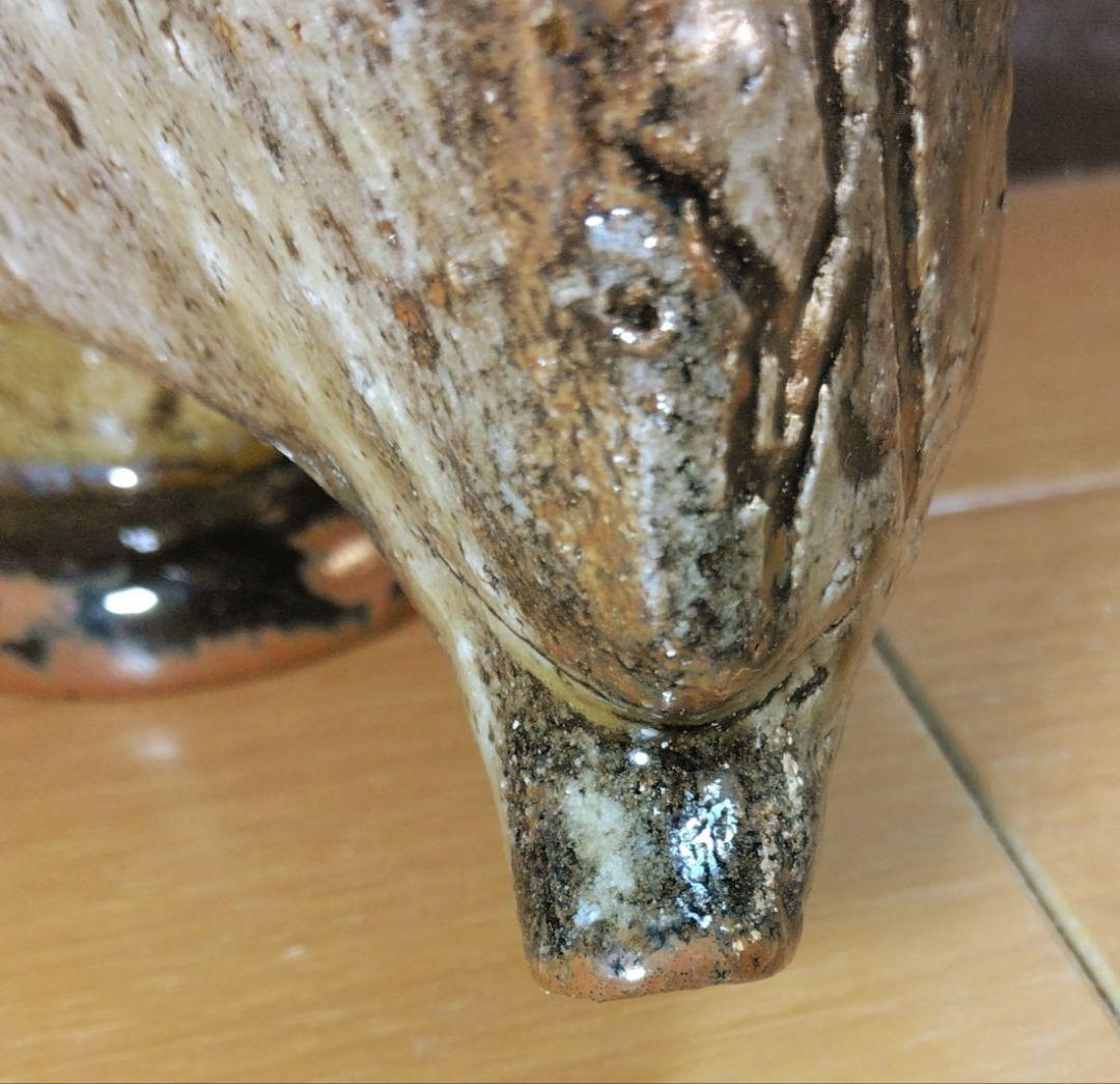 人間国宝 金城次郎 魚紋抱瓶 栞 共箱 未使用美品 壺屋焼 壷屋焼 やちむん