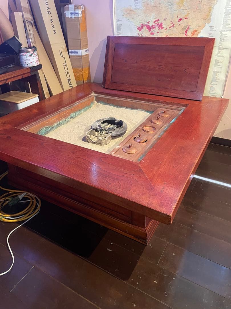 囲炉裏 火鉢テーブル 五徳