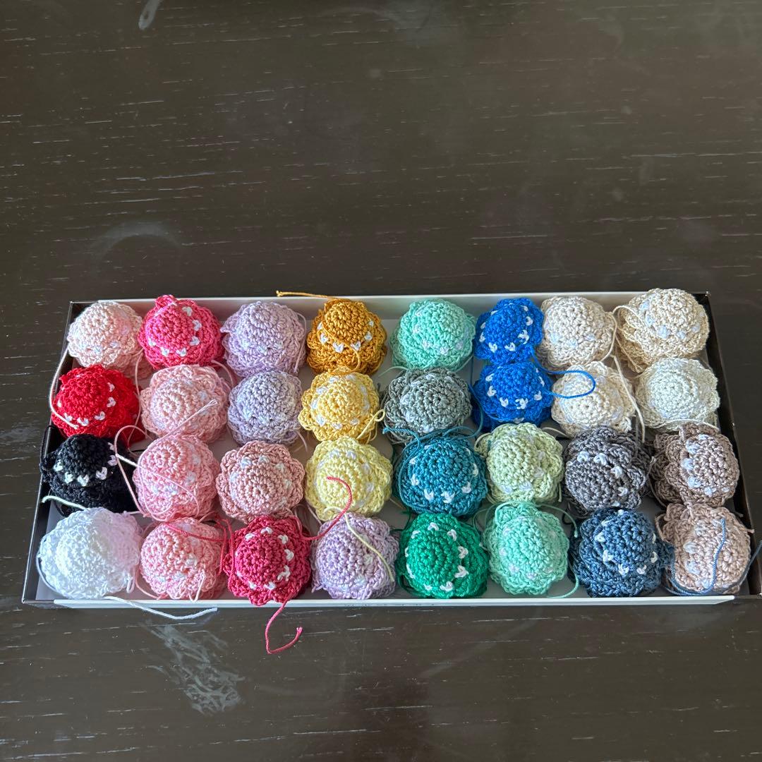 ハンドメイドパーツ★かぎ針編み♪ミニ麦わら帽子