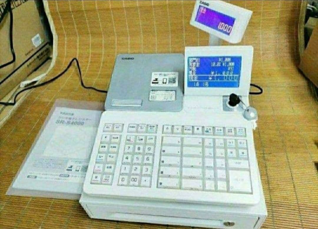 カシオレジスター　SR-S4000　スマホ連携Bluetooth　921100