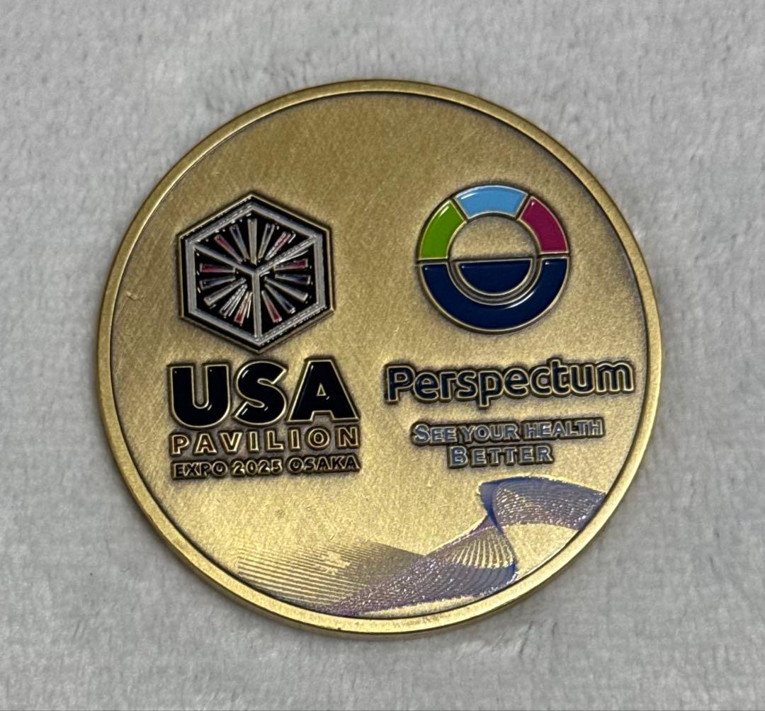 激レア！！！ 非売品 大阪関西万博 USA Pavilion 記念メダル 箱付き