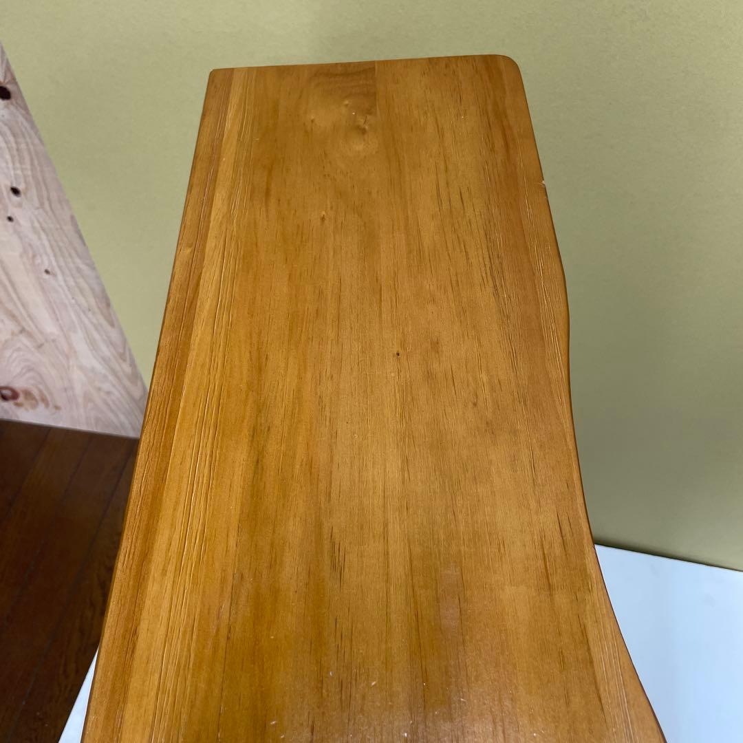 サイドテーブル　コンソールテーブル スタンディングデスク 2本足