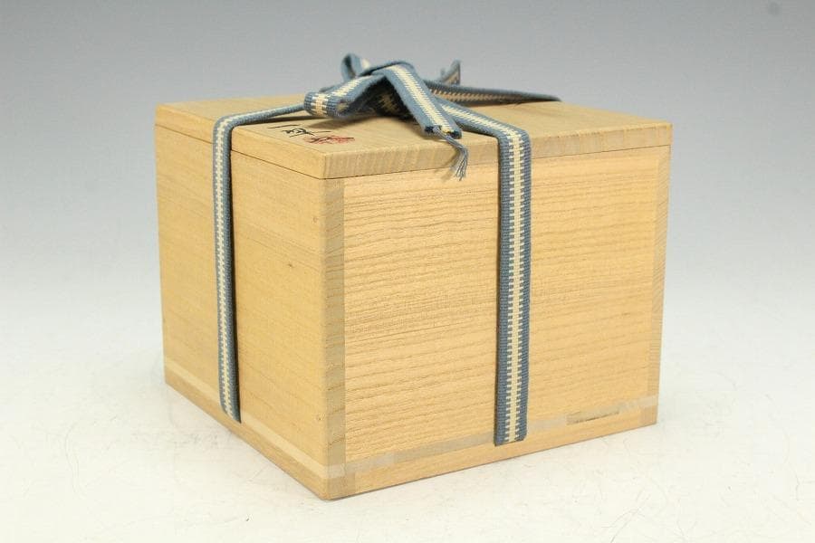 茶道具 高橋一翠作 赤楽茶碗 共箱 未使用(K-A664)