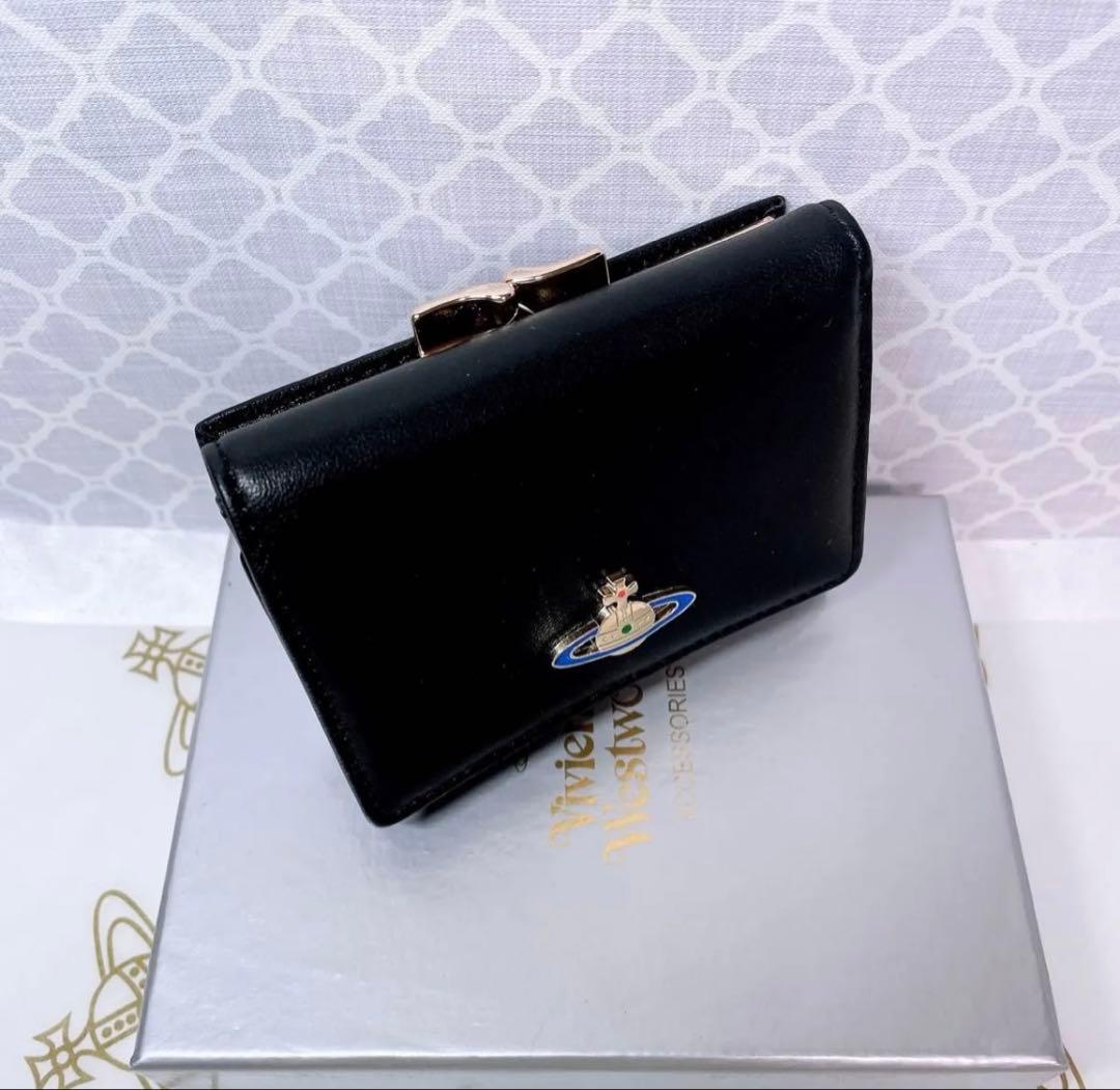 【ショッパー付】新品 ヴィヴィアン・ウエストウッド 三つ折り財布