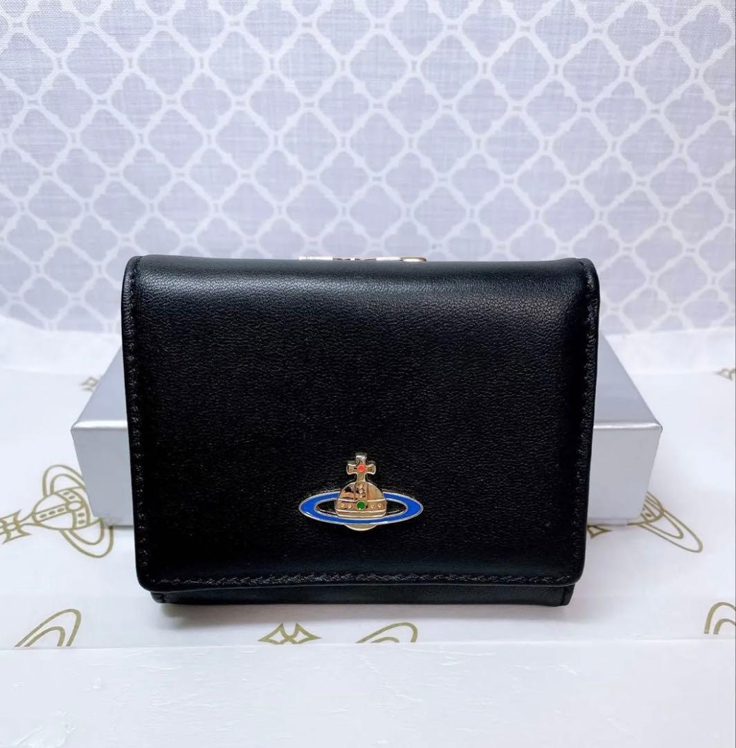 【ショッパー付】新品 ヴィヴィアン・ウエストウッド 三つ折り財布