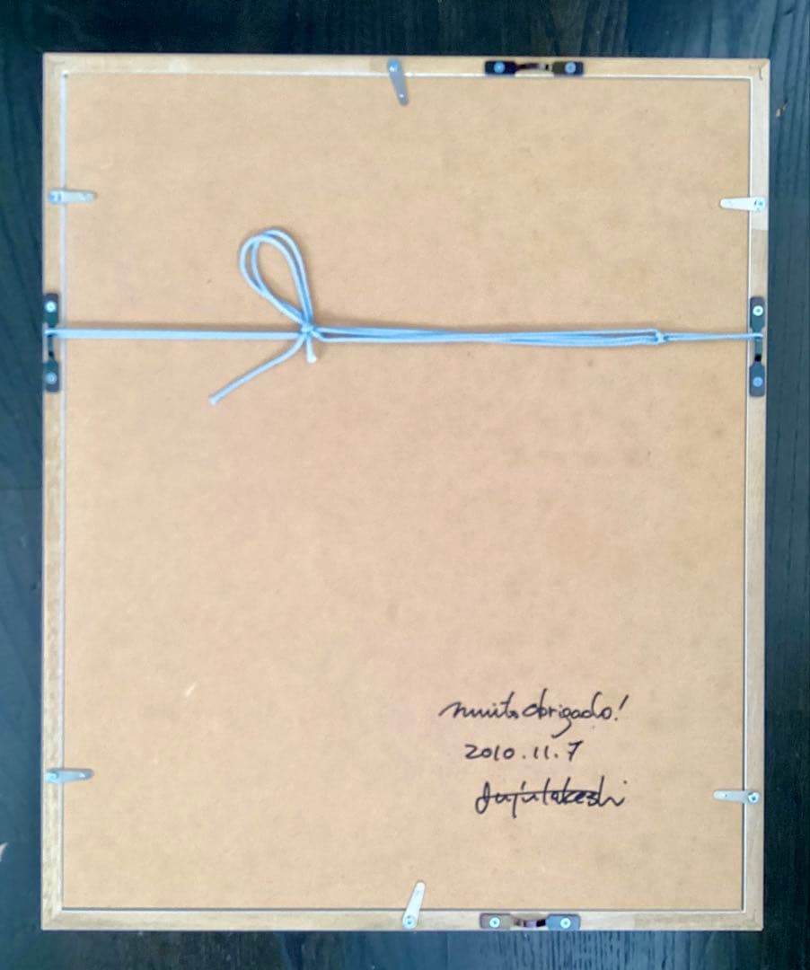 ジュジュタケシ　Juju Takeshi 額装　イラスト「enoshima」