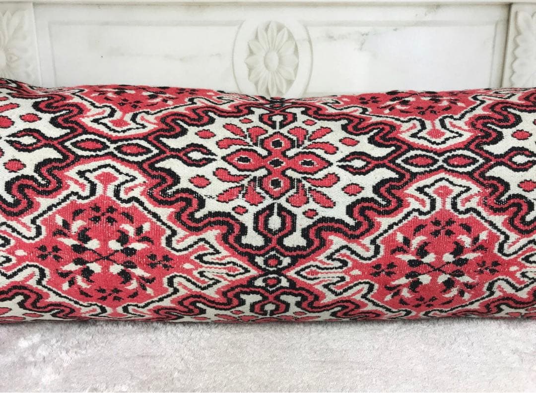 特注120cm アラベスク　ウシャク産オールドキリム　超ロング　カバーのみ