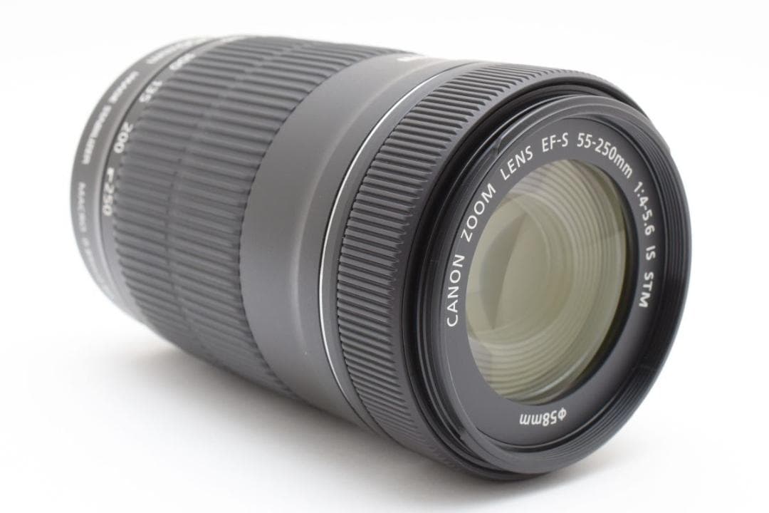 超美品　CANON EF-S 55-250mm IS STM 望遠レンズ