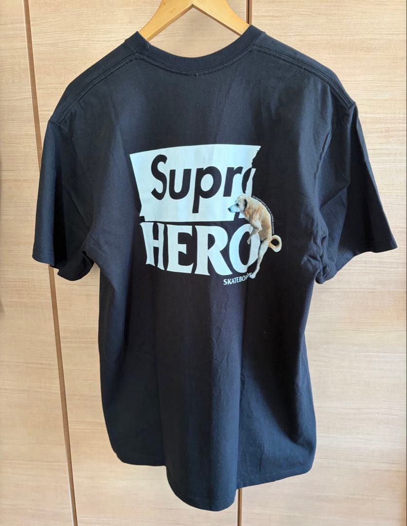 supreme ANTIHERO Dog Tee 黒　L Tシャツ シュプリーム