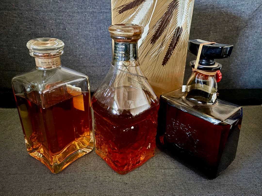 サントリー　エクセレンス　ブレンドオブニッカなど　ウイスキー古酒　3本セット