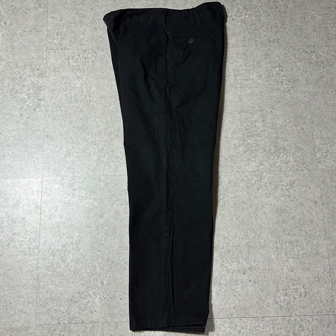 Y's for men コットン ワイドパンツ 黒 4