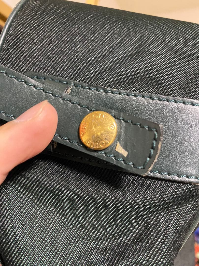 【ジャンク品】ヴィトン ガーメントケース ボストンバッグ タイガ 素材