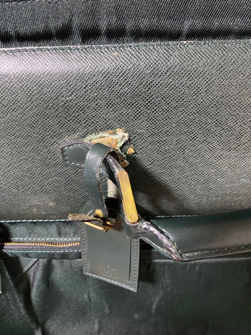 【ジャンク品】ヴィトン ガーメントケース ボストンバッグ タイガ 素材