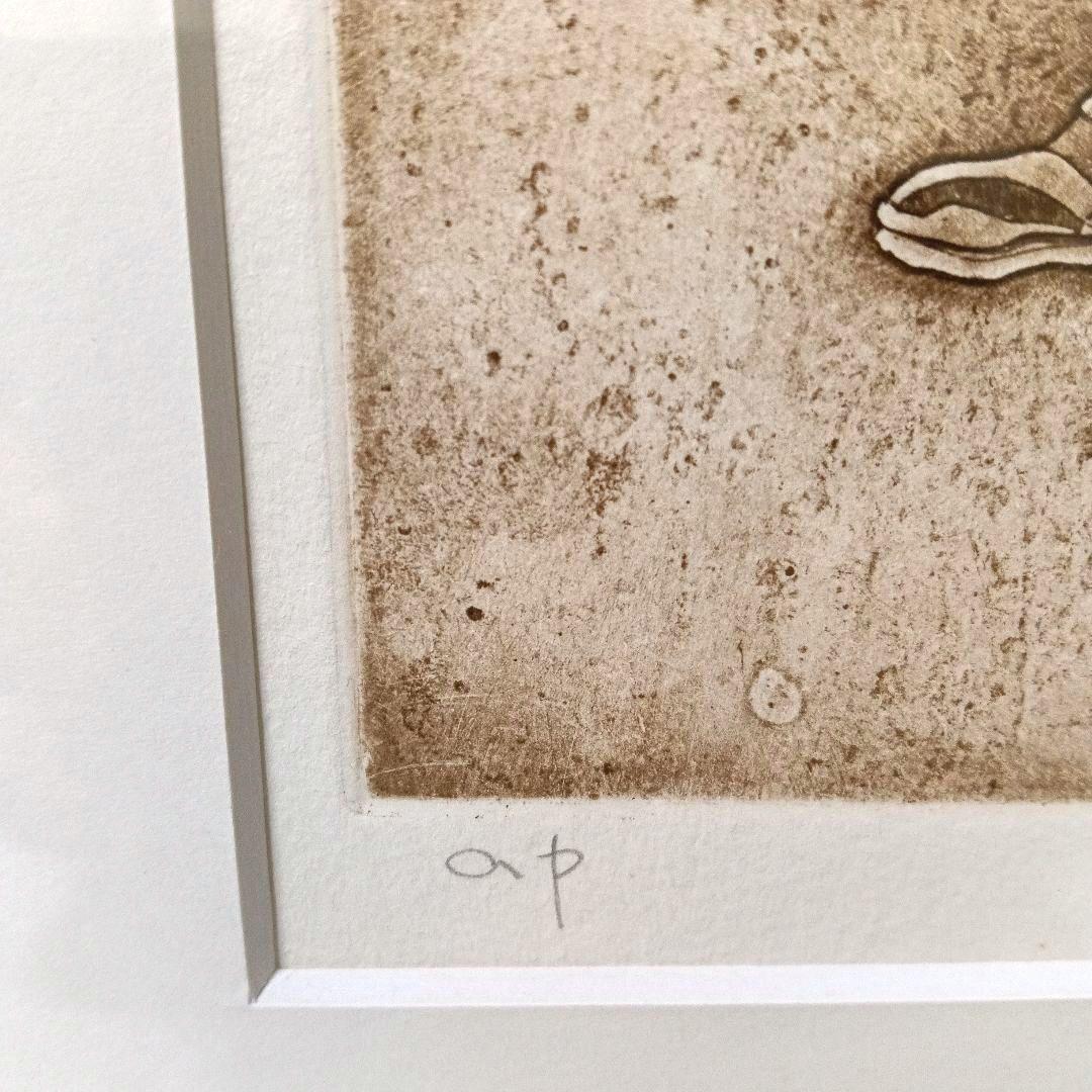 美品 逸見亜古「演奏会へようこそⅡ」 銅版画 希少限定 直筆サイン入り