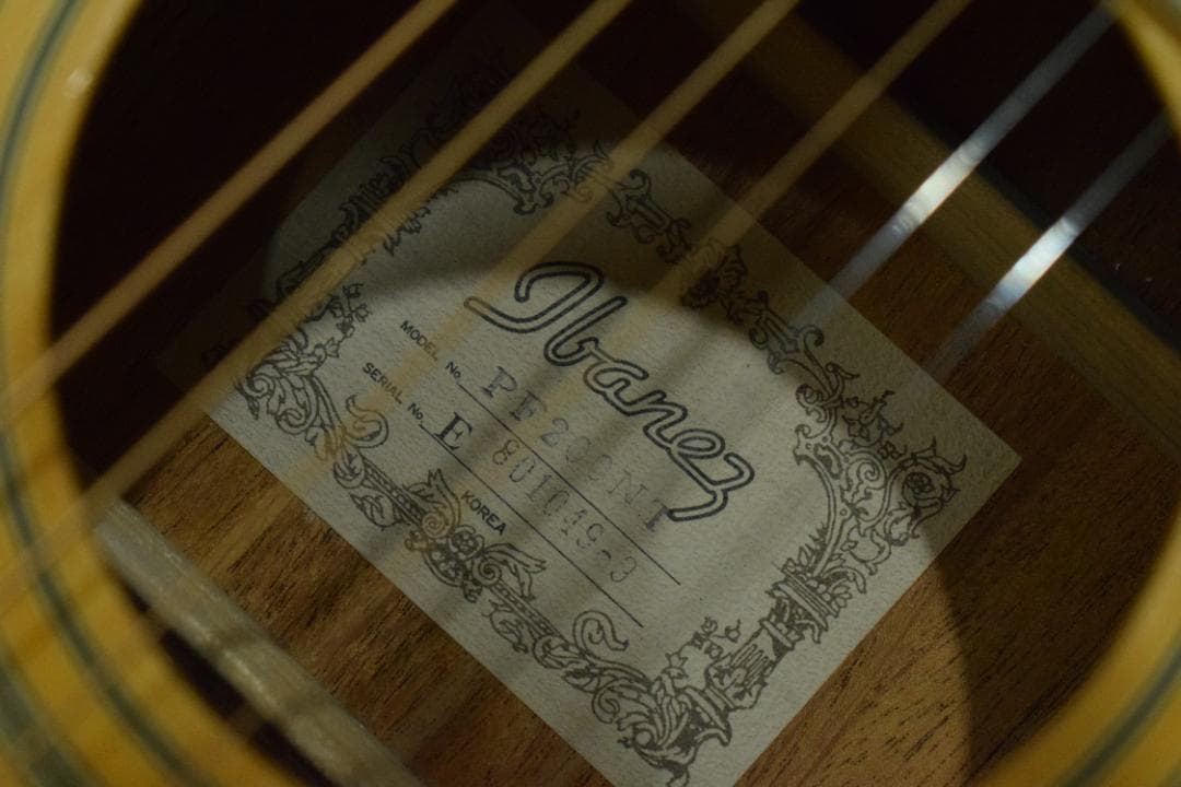 Ibanez PF200NT アコースティックギター ケース付