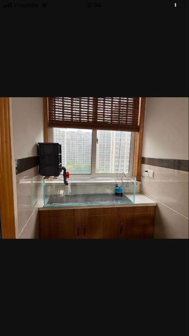 大きめサイズ 45wフルセット水槽池用フィルター、万能濾過器、濾過装置満ろ材付き