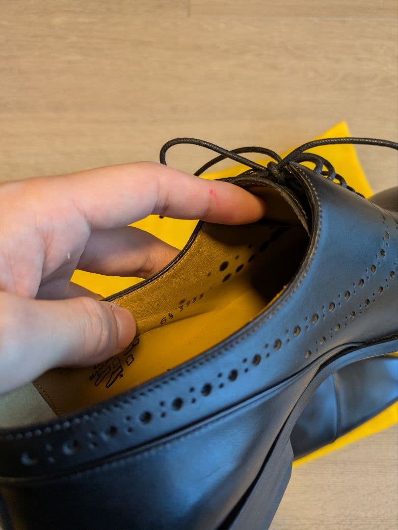 Francesco Benigno ブラックドレスシューズ