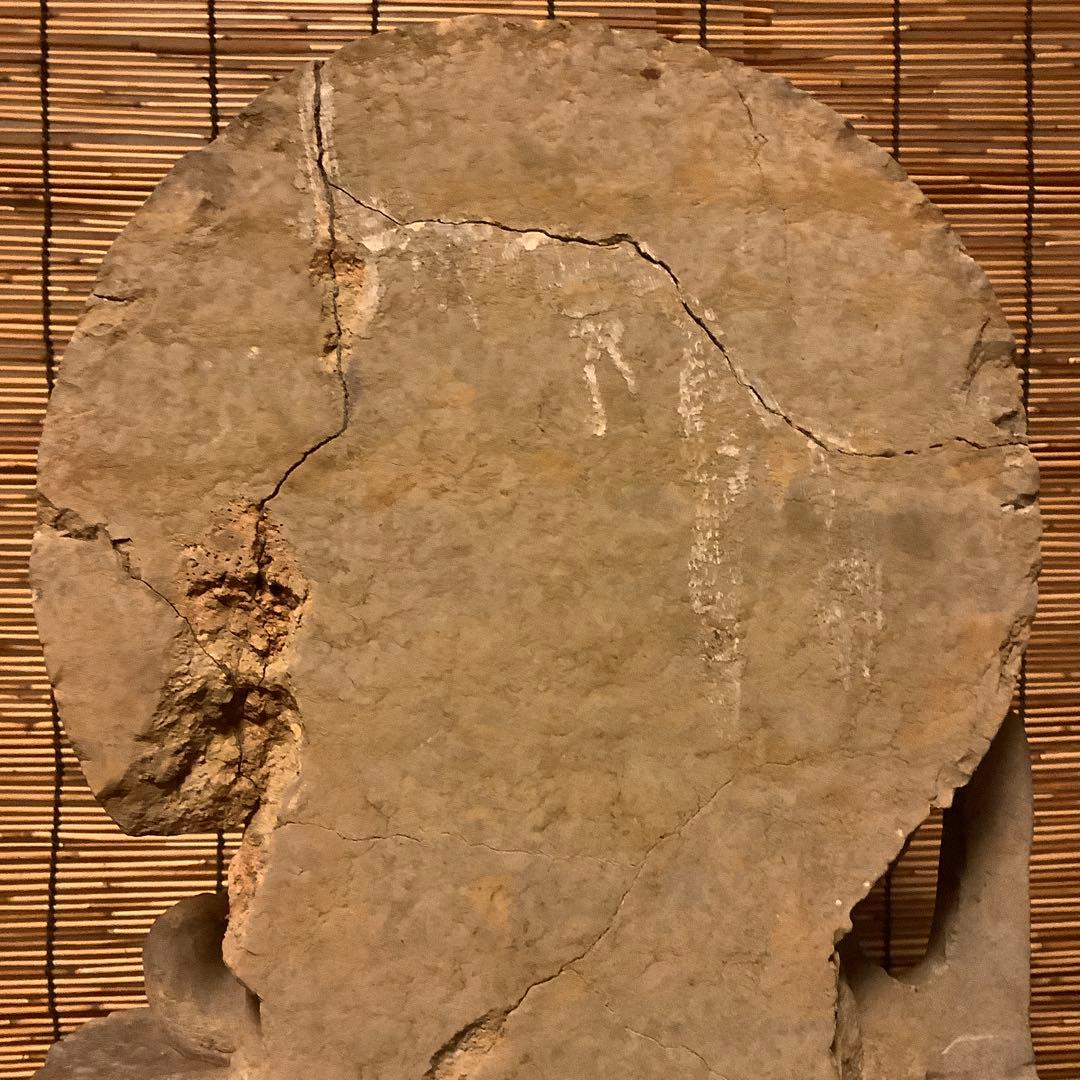 朝鮮・三国時代「静寂と慈悲の水月観音菩薩半跏像」高句麗・新羅・百済・天平・石仏