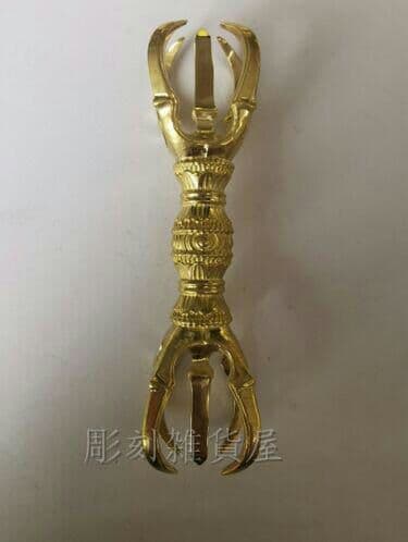 唐密真言宗  五鈷杵10CM  佳品　手作り  祈る厄除 仏教　 法具v