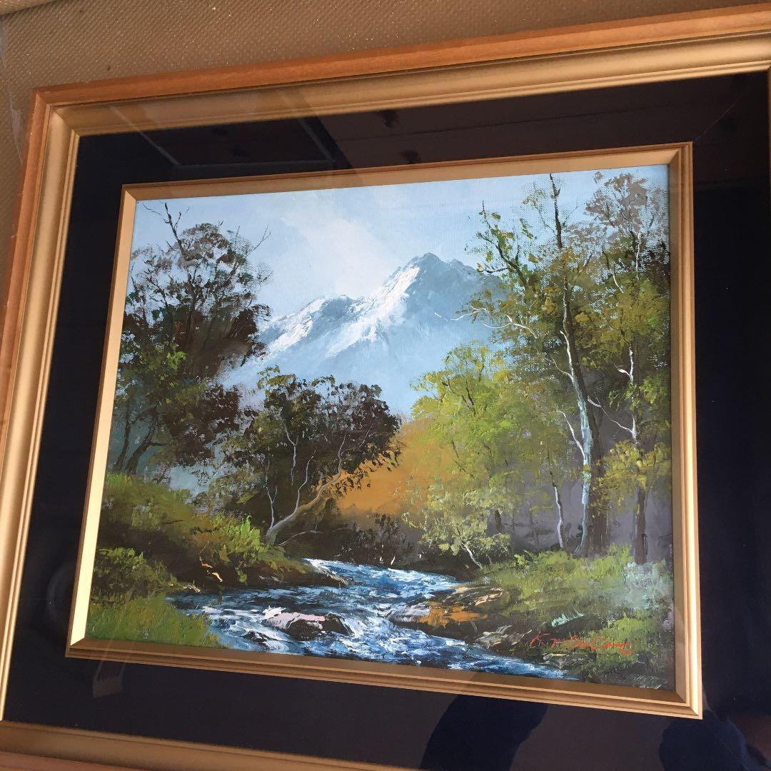 0926 永田金吾 『 鶴見岳 』岐阜県出身 應美会顧問、元 中部一線美術会会員