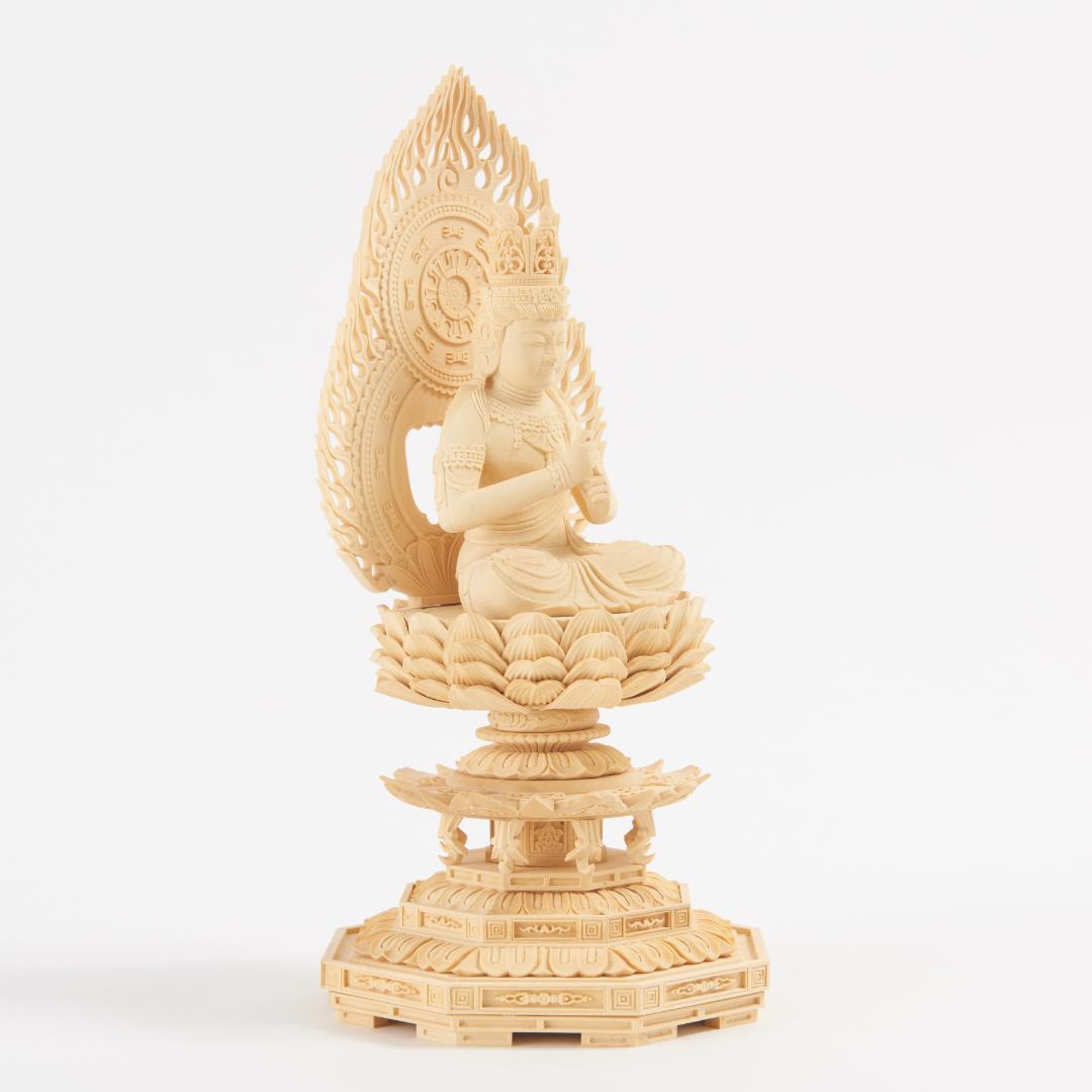 黄楊　２.５寸　大日如来　仏像 031