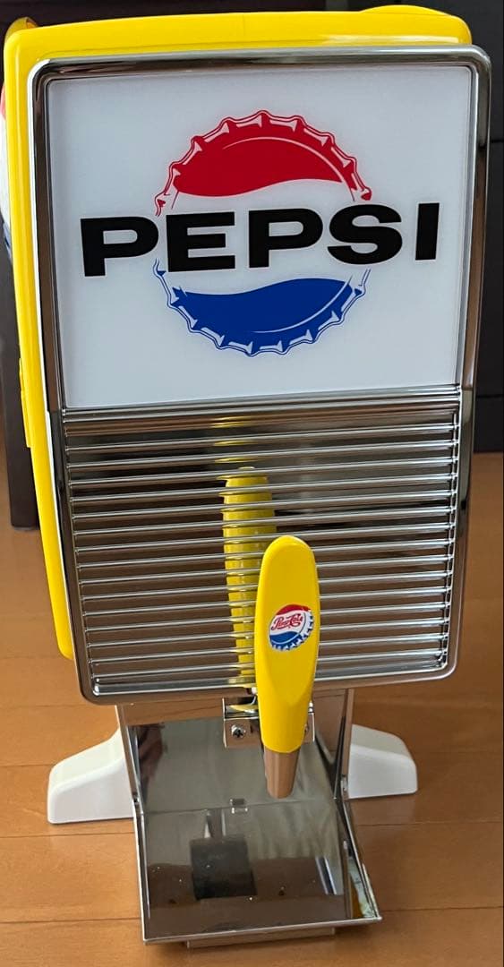 PEPSI ボトルディスペンサー イエロー