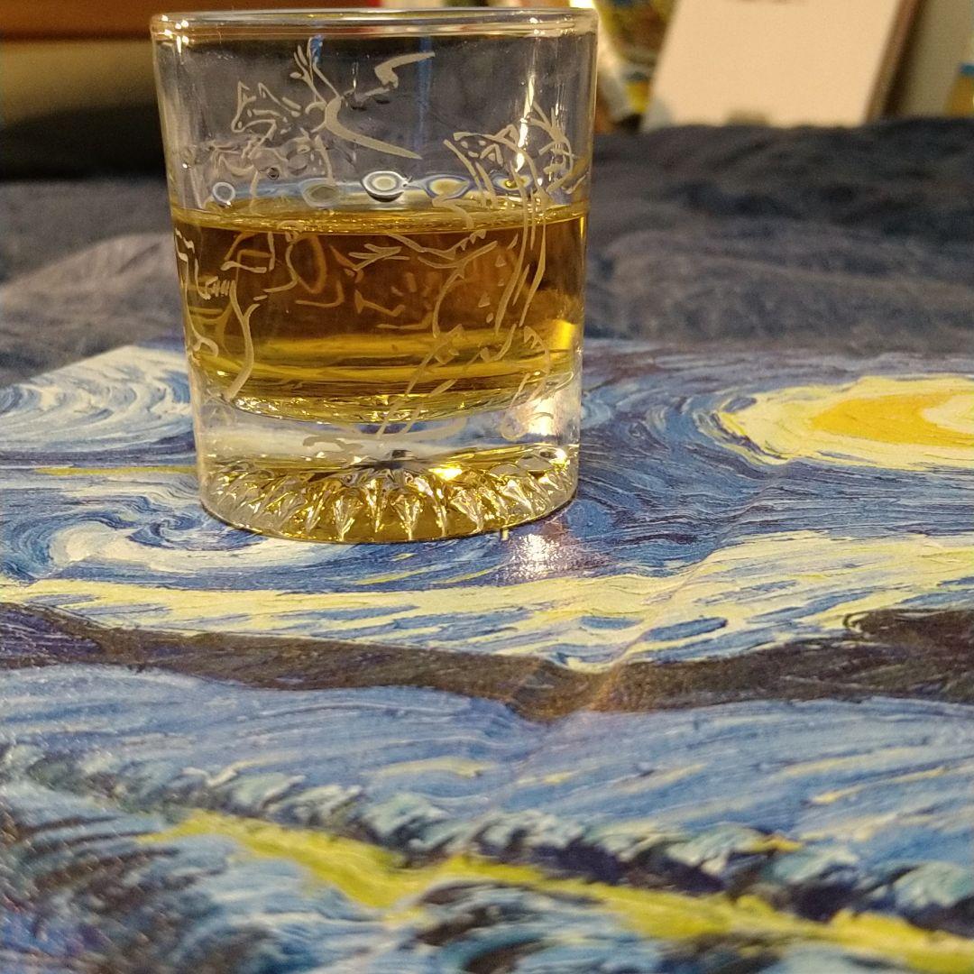 超レア　鳥獣戯画　切り子　ショットグラス