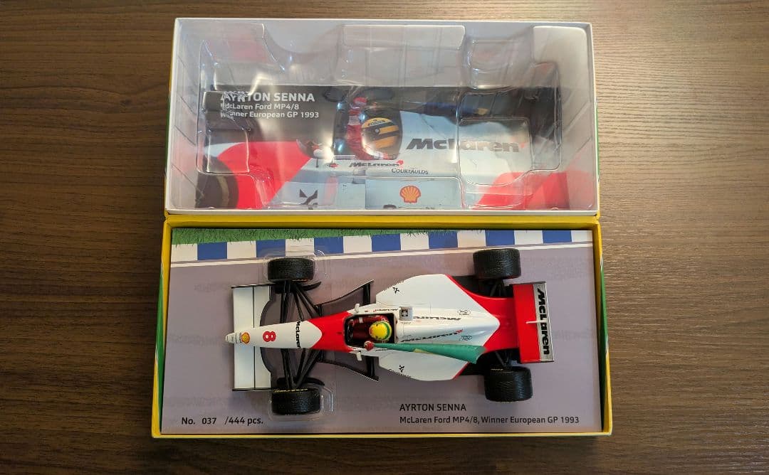 ミニチャンプス MP4/8 1/18 アイルトン・セナ