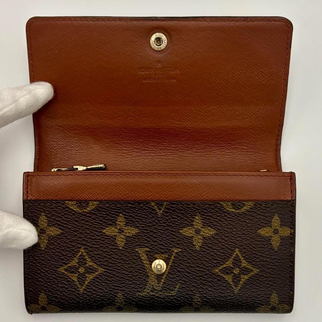 希少LOUIS VUITTONモノグラム ケース　ポルトモネジップ　財布