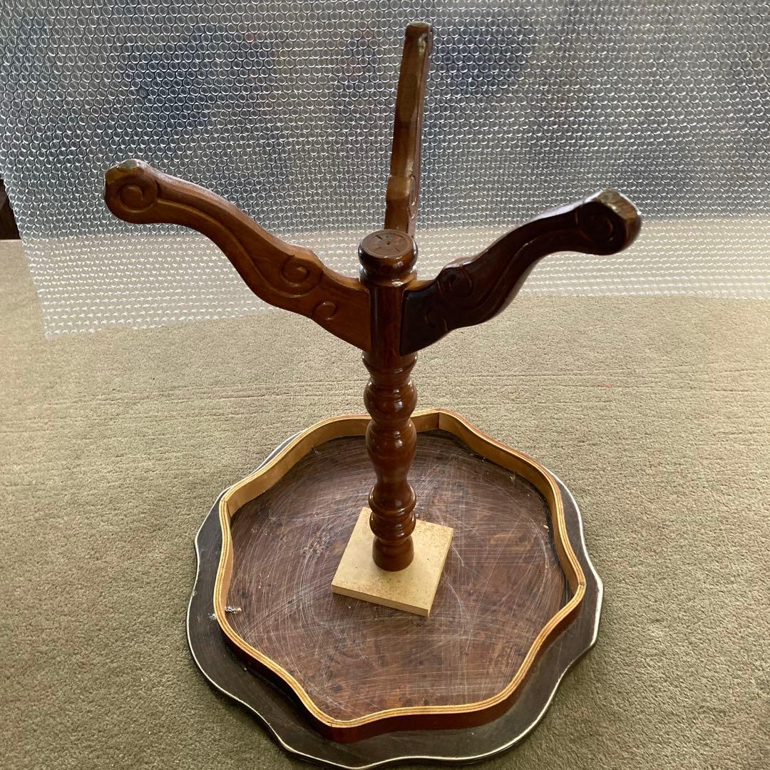 象嵌 コーヒーテーブル　丸テーブル　サイドテーブル 幅52cm B