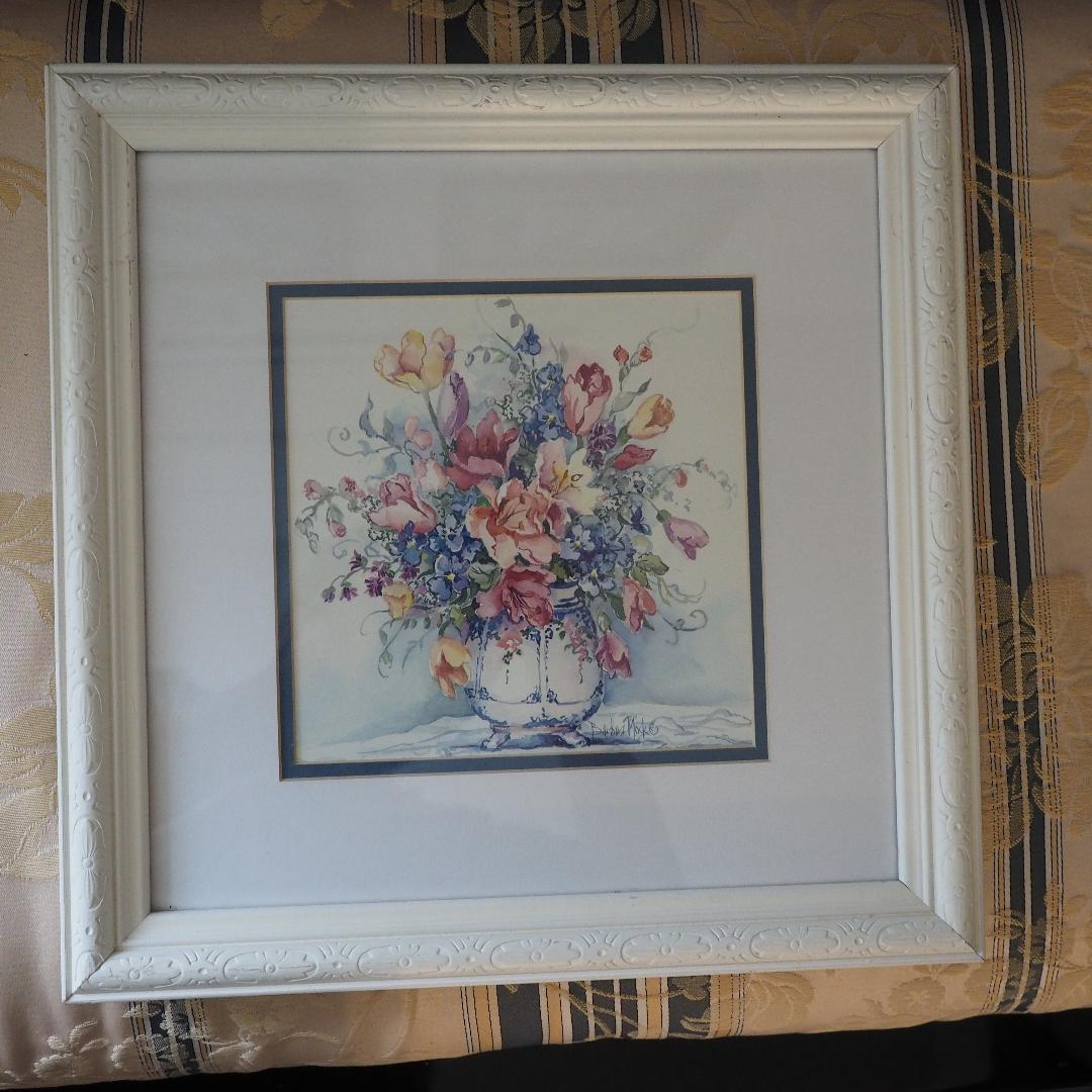 バーバラ・モックの水彩アート２点セット　新品・未使用　送料無料