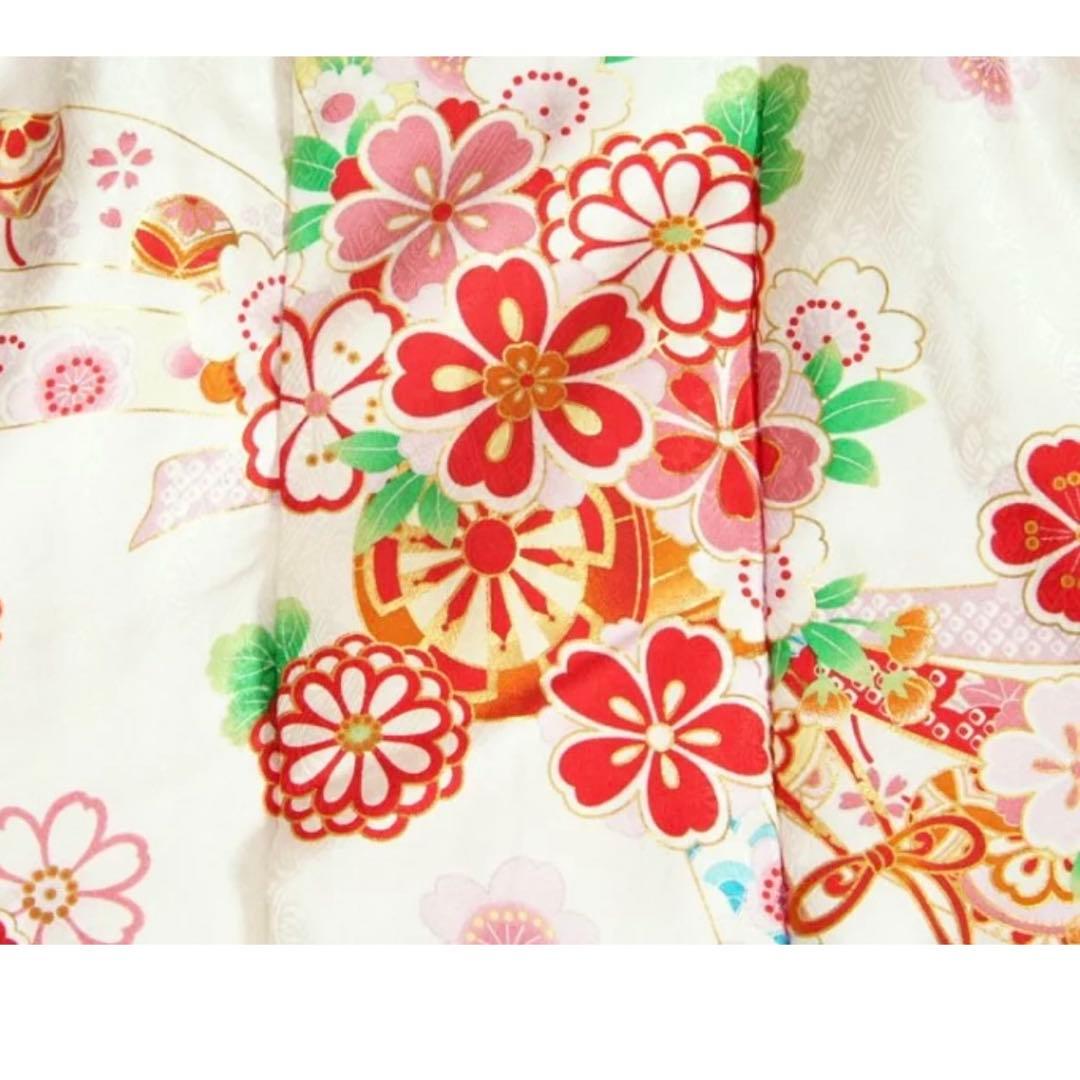 美品♡七五三 着物セット3歳 絹100％ 正絹 京都花ひめブランド フルセット
