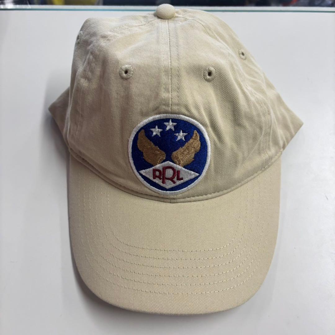 RRL ロゴ　刺繍 キャップ ダブルアールエル　ラルフローレン　Ralph 帽子