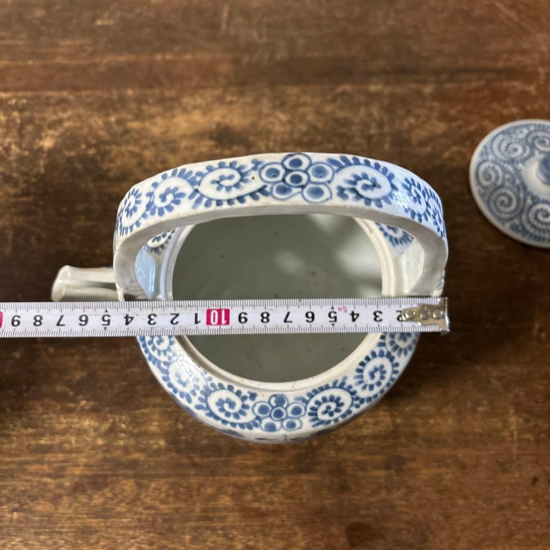 古伊万里染付銚子　酒器　伊万里　有田　波佐見　砥部焼　瀬戸　古民芸　白磁　李朝