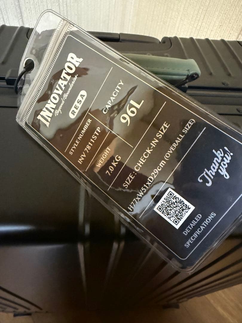 新品 イノベーター 96L スーツケース アルミ　キャリーバック