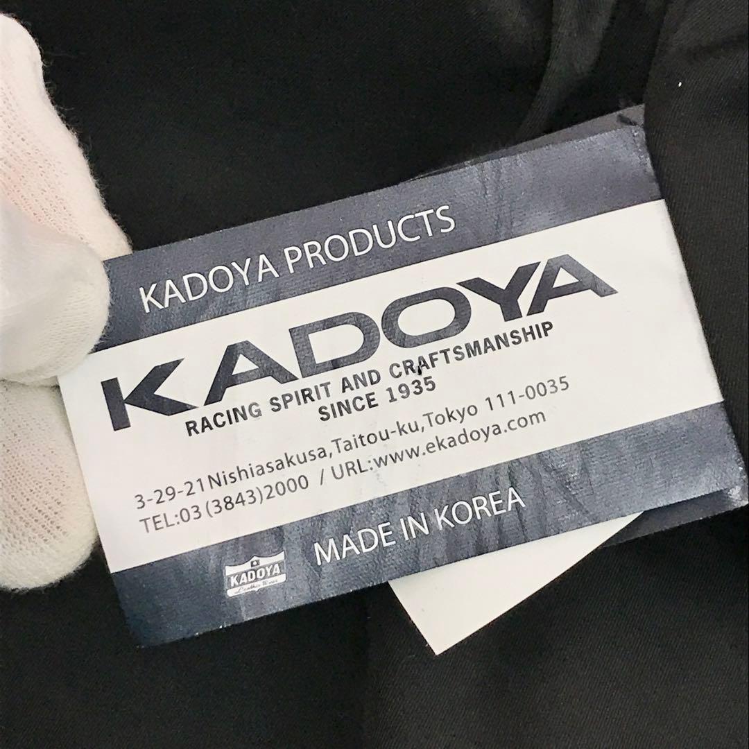 カドヤ レザージャケット 3L ライダース ブラック ロックキャップ S3254