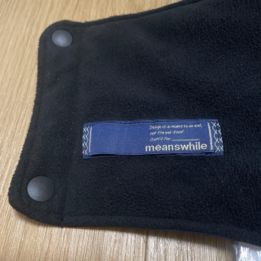 【meanswhile/ミーンズワイル】ネックウォーマー