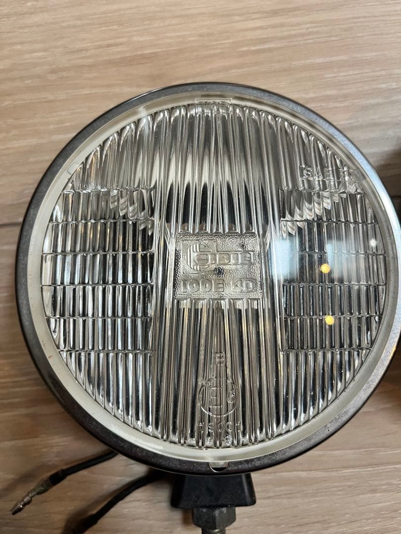 当時物　CIBIE フォグランプ ライト径120φ 丸型　デュアルカウル