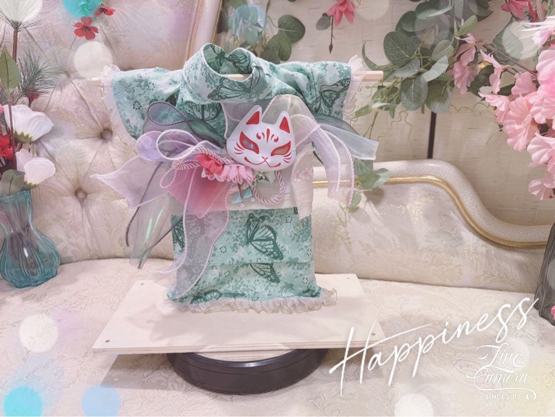 B431.pon2pan2☆オーダー☆犬浴衣☆蝶