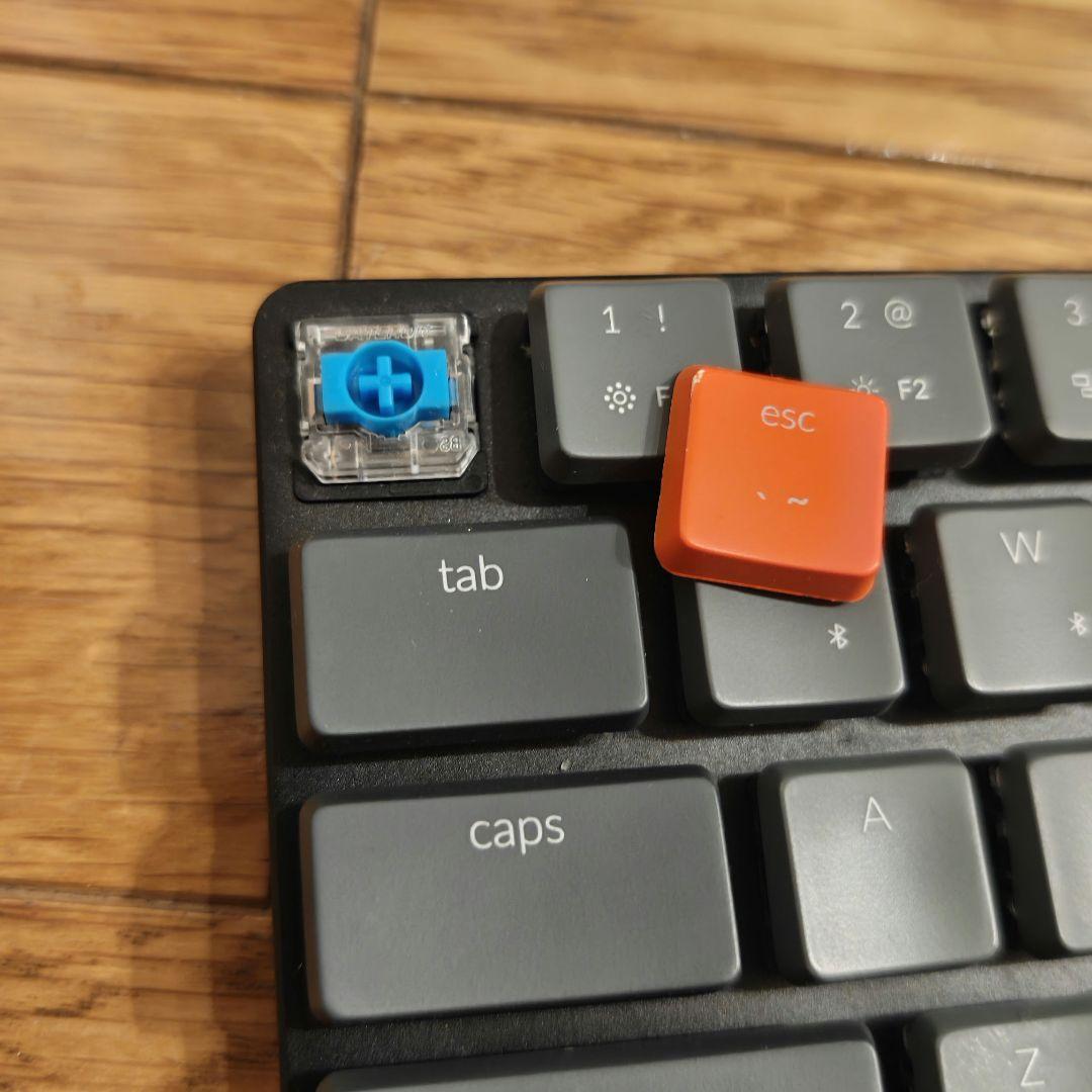Keychron K7G2 US配列 青軸 白LED ホットスワップ