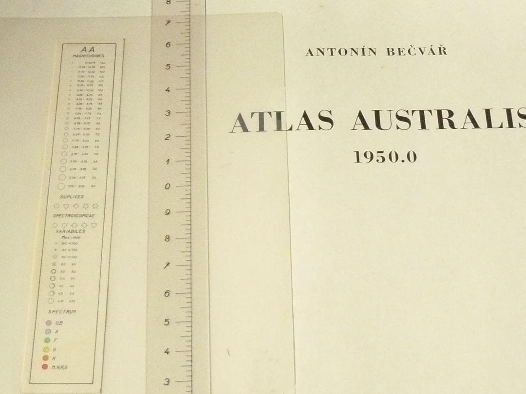 べグバル星図　北天、赤道、南天　スケール付き