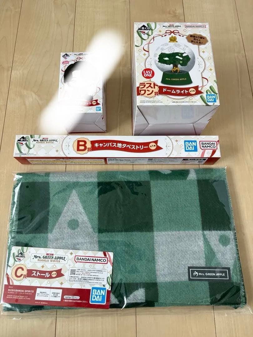 Mrs. GREEN APPLE 一番くじ ラストワン賞　A賞✖️２点B賞C賞