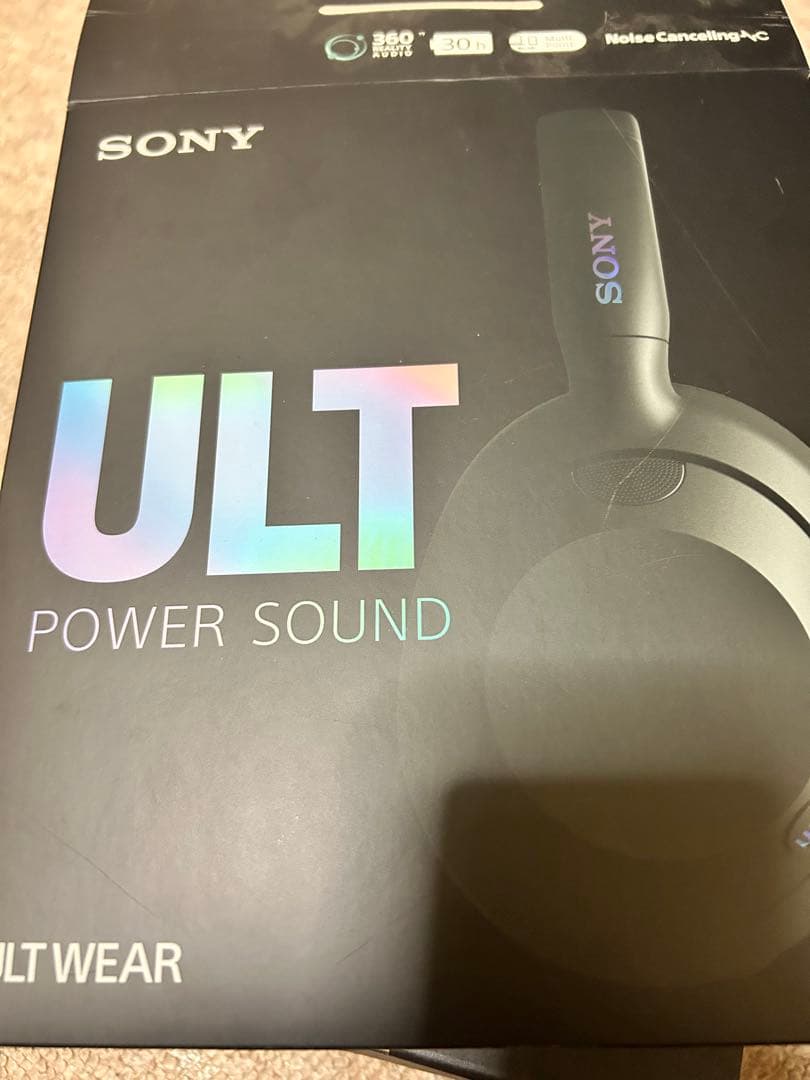 SONY ULTWEARワイヤレスヘッドホン ノイズキャンセリング　重低音強化