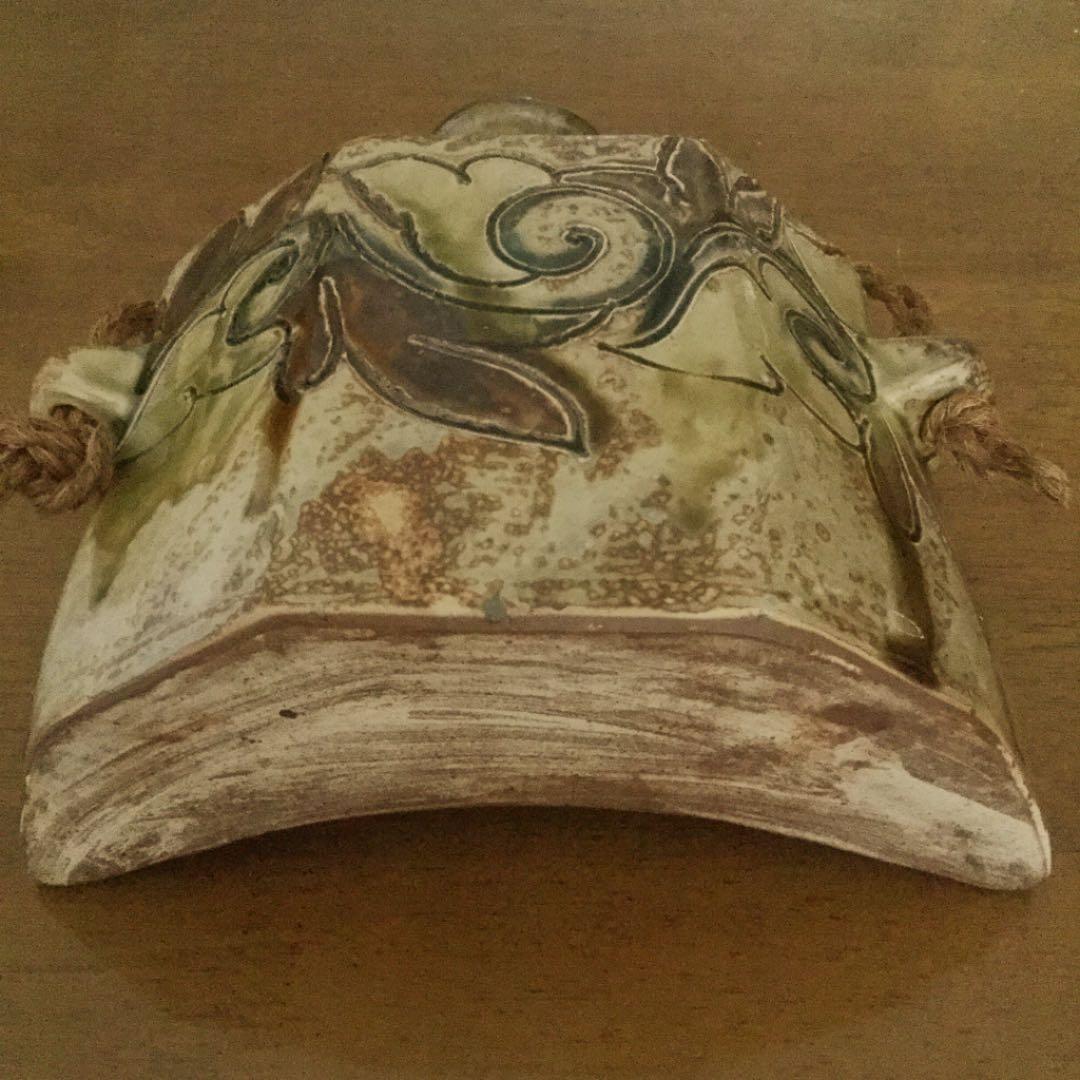 茂生窯 上江洲茂生（うえずしげお） 抱瓶（だちびん）沖縄やちむん 壺屋焼