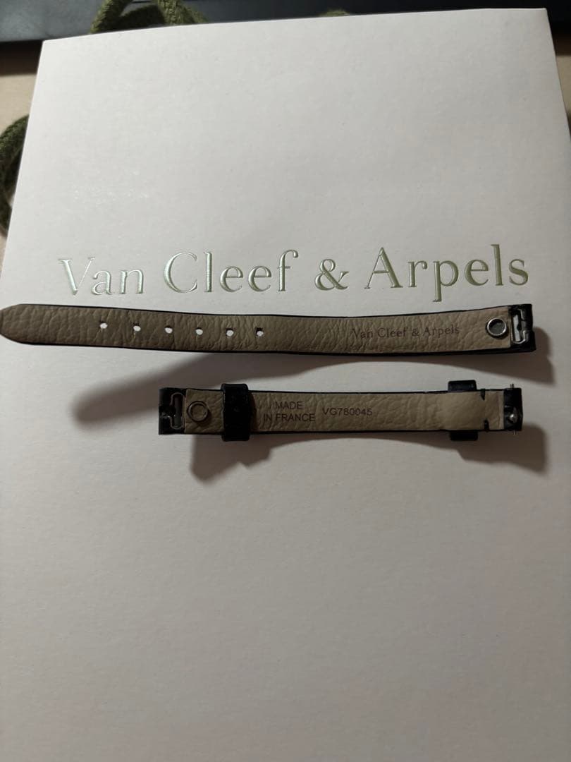 【専用です】Van Cleef & Arpels 時計レザーベルト ブラック